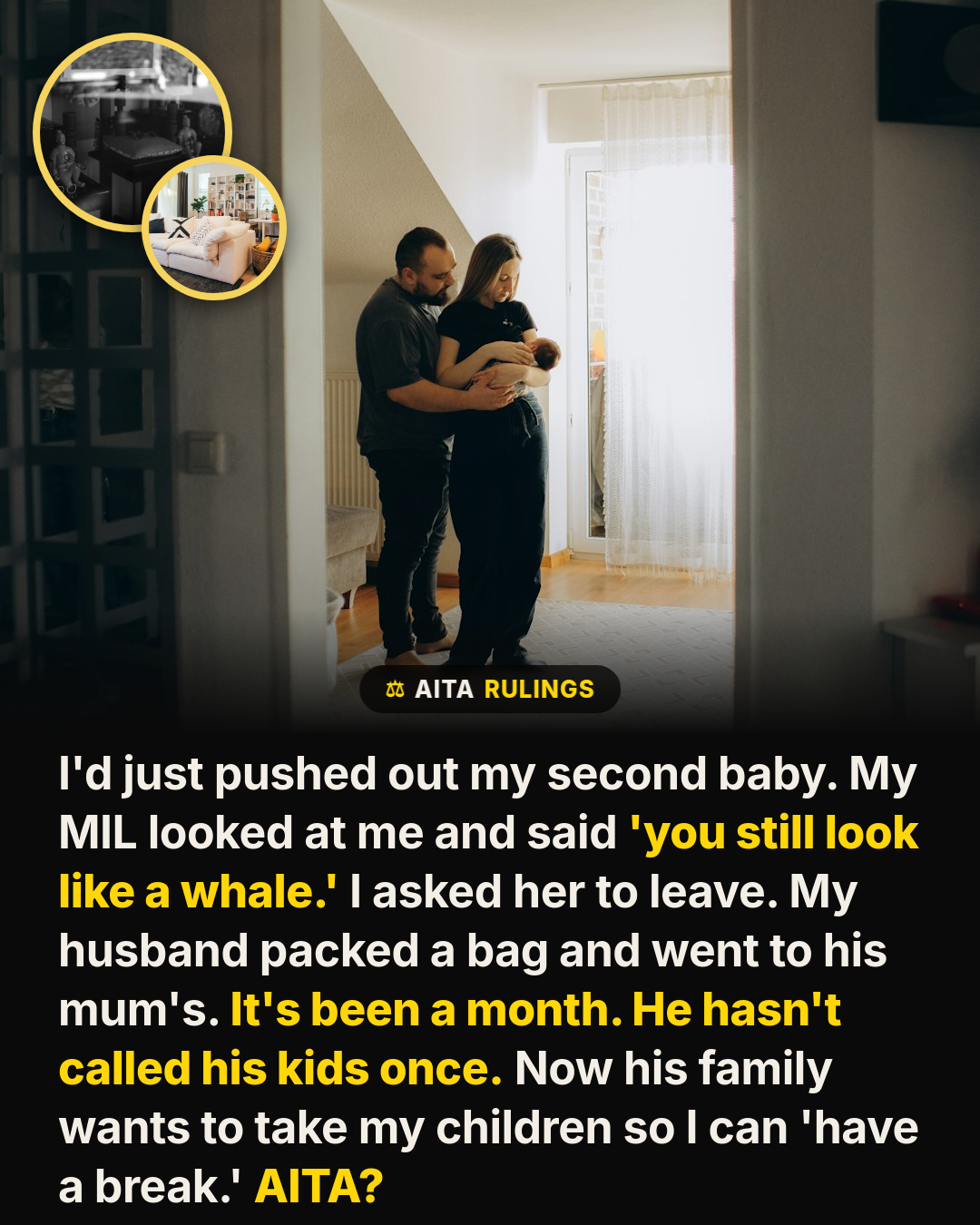 She Called Her a Whale Two Months After Birth, Then He Left