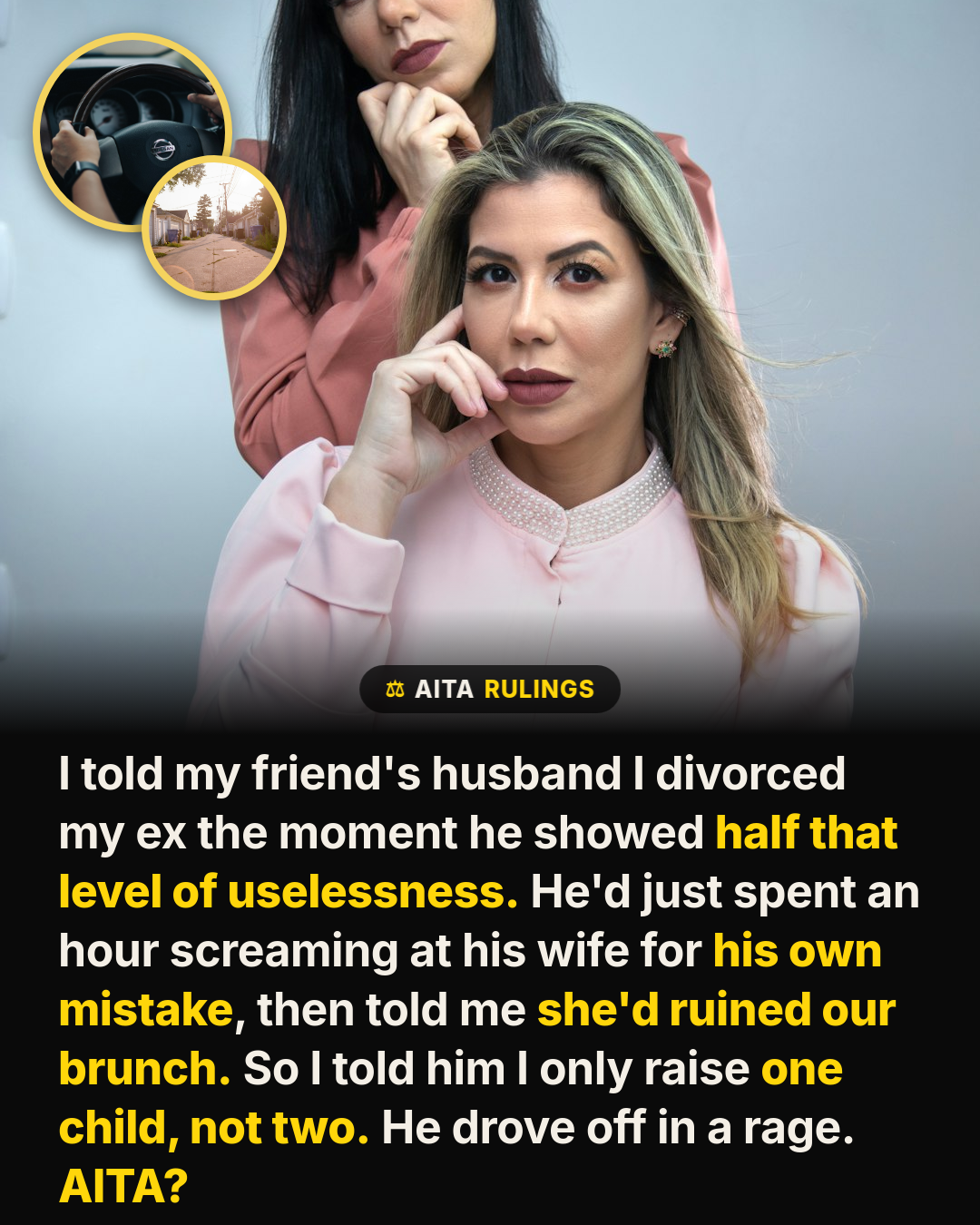 She Snapped at Her Friend's Husband After He Blamed His Wife for His Own Blunder