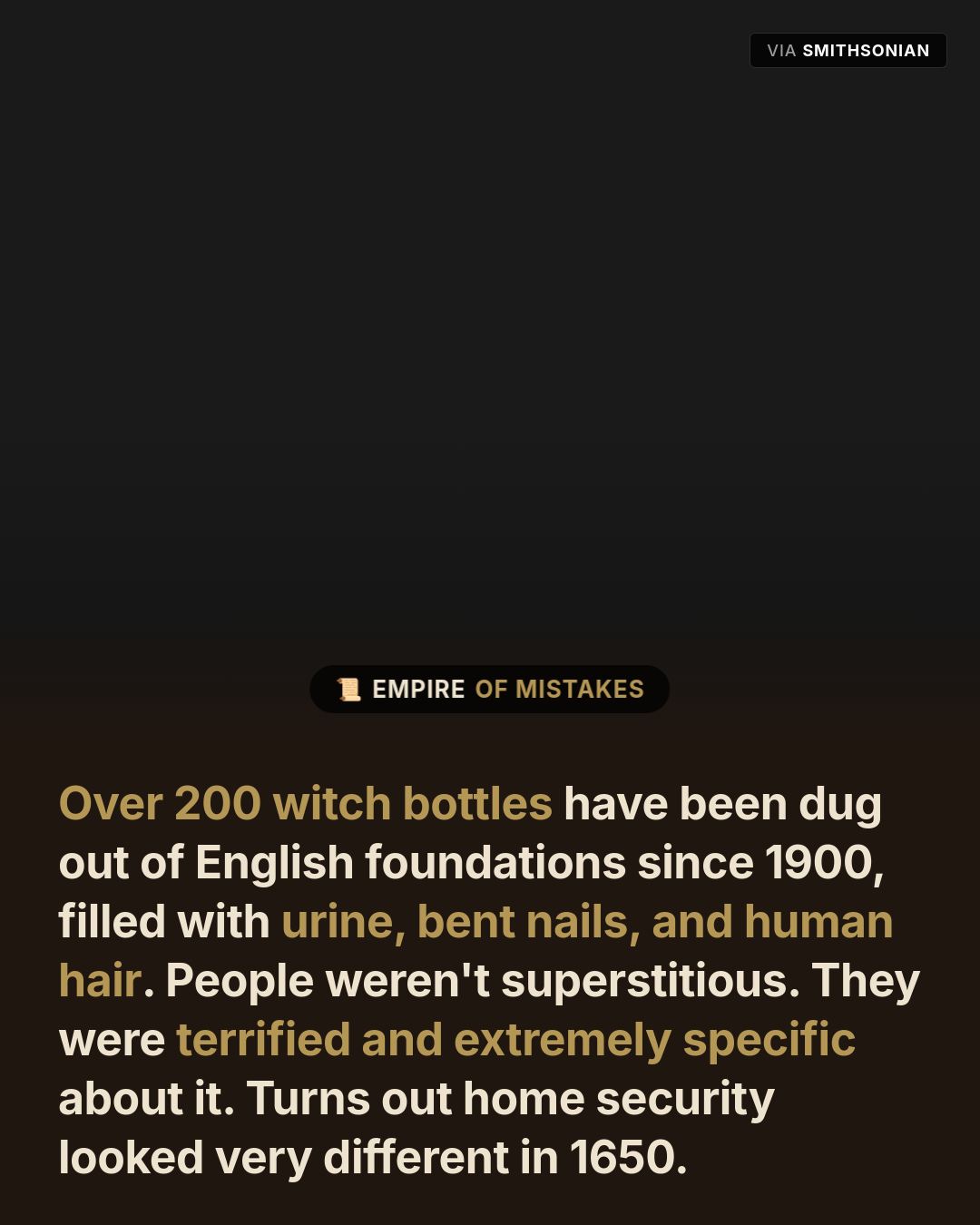 Bent Nails, Bottled Urine, and Six Ways History Warded Off Evil