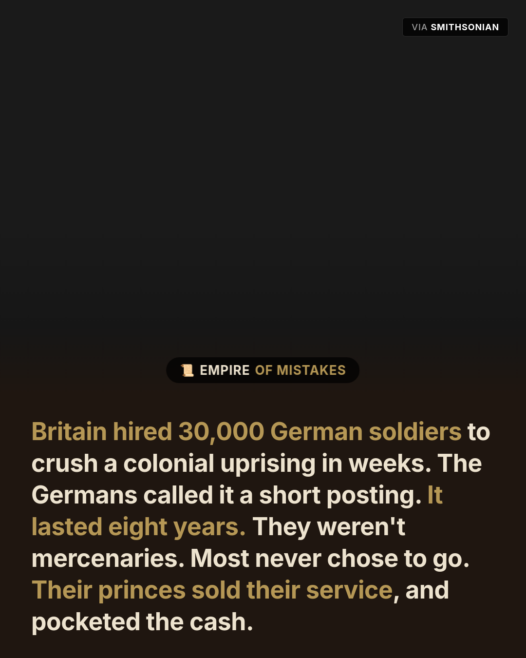 Sold by Their Princes: The German Soldiers Britain Rented to Win America