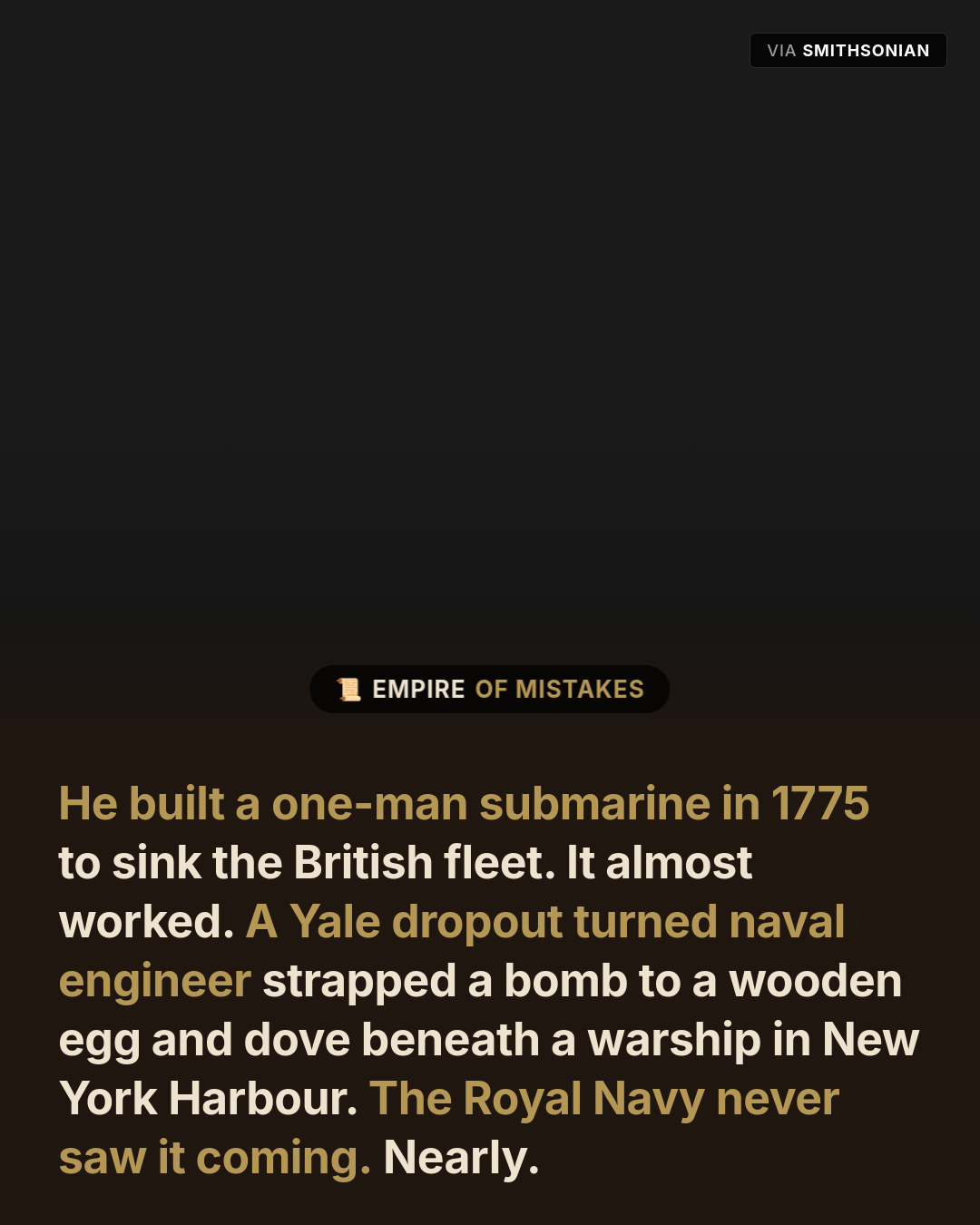 The Connecticut Farmer Who Built a Submarine to Sink the Royal Navy