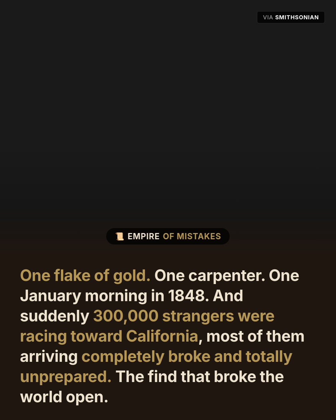 The Morning One Gold Flake Accidentally Rewired the Entire Modern World