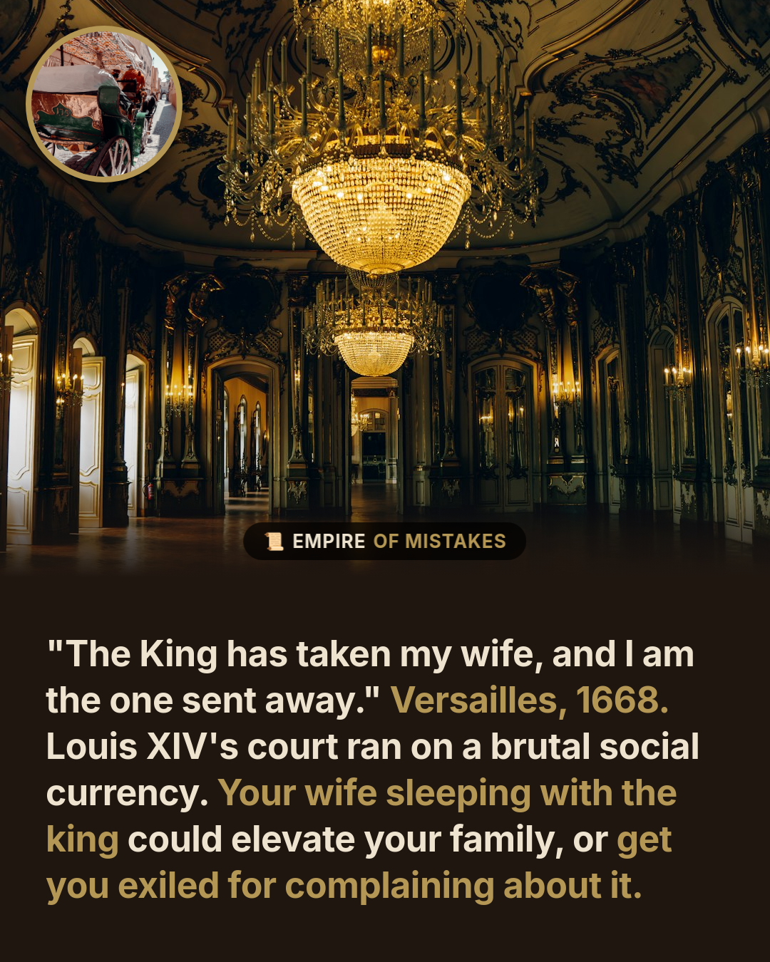 When the King Wanted Your Wife: Versailles' Most Awkward Honour