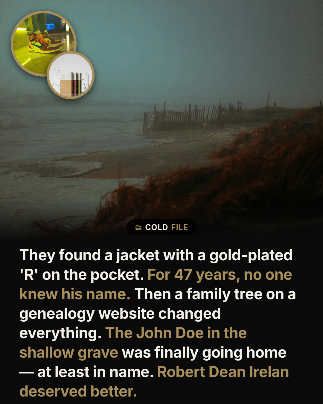 A Gold Initial, a Shallow Grave, and Forty-Seven Years of Silence