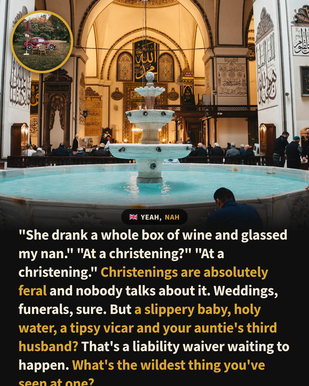 Christenings Are Secretly the Wildest Events in Britain